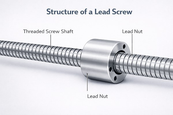 Structure Of A Lead Screw Structure Of A Lead Screw